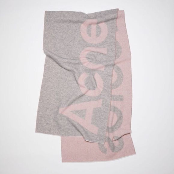ACNE STUDIOS Jacquard Logo Scarf - Picture 1 of 2